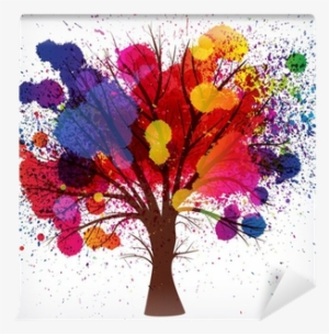 Abstract Background, Tree With Branches Made Of Watercolor - Women In Late Life By Martha B. Holstein