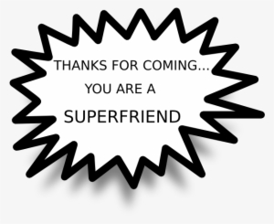 Small - Thank You For Coming Clipart