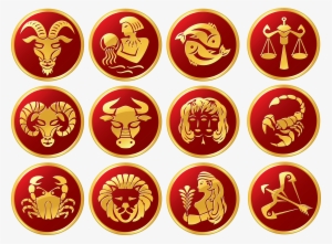 Zodiac Signs Set Png Clip Art Image