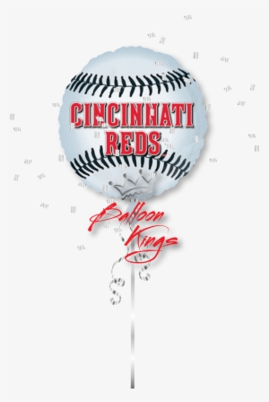 Cincinnati Reds Ball - 18" Mlb Cincinnati Reds Baseball Balloon - Mylar Balloons