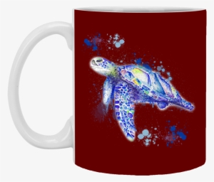 Watercolor Sea Turtle Mugs - Turtle