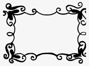 Vector Frame Png Transparent Images - Marco Gótico Negro Png