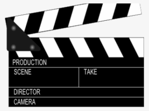 Movie Clipart Vector - Clip Art Clapper Board