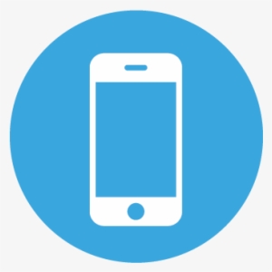 Mobile App - Blue Smart Phone Icon