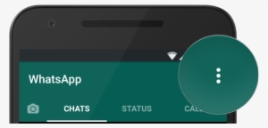 For Some Devices, The Menu Button Is A Physical Button - Menu Whatsapp