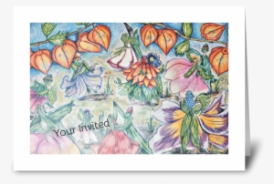 "dancing" Greeting Card - Lily Of The Valley