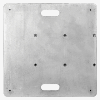 290mm Spigot Box Truss Steel Base Plate 750mm Event - Metal