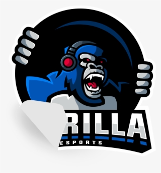 Gorilla Sticker - Gorilla Logo Esports