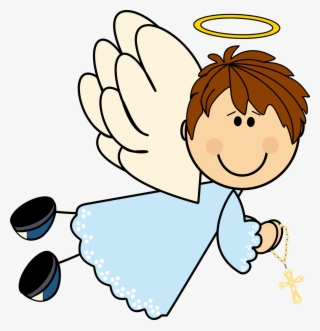 Boy Clipart First Communion - Eucaristia Desenho Anjos