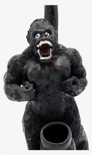 Angry Gorilla Resin Pipe - Statue