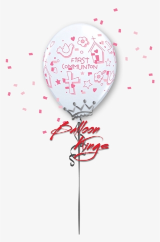 11in Latex First Communion Pink - Christmas Picsart