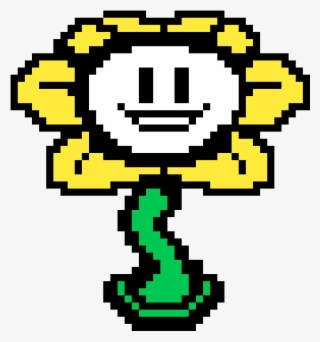Flowey From Undertale - Flowey Undertale Pixel Art