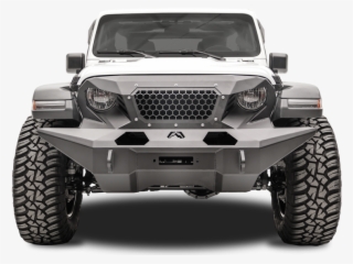 Fab Fours Gr4610-1 Front Full Width Grumper Jeep Wrangler - Jl Wrangler Front Bumpers