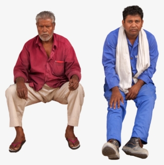 People Sitting Back Png - Sit People