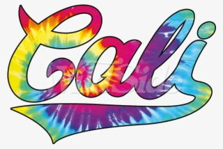 Cali Swoosh Neon Tie Dye