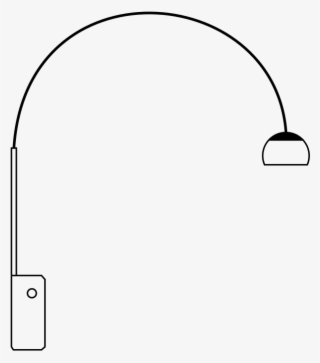 Lampada Arco Di Achille Castiglioni Per Flos - Line Art