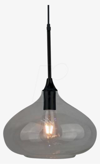 Modern Glass Sleek Black Glass Pendant Light D - V Tac 3885