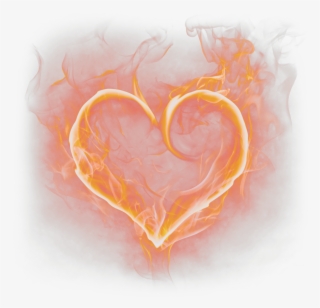 Orange Sticker - Heart