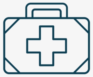 Briefcase With Medical Cross Representing Medical Negligence - Accesorios De Doctor Para Colorear