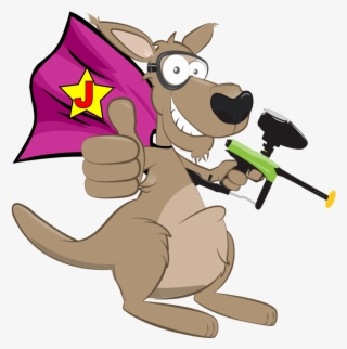 Jack's Paintball Super Hero Kangaroo - Cartoon