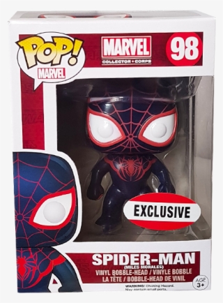 Spider-man Mcc Exclusive Pop Vinyl Figure - Miles Morales Funko Pop
