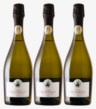 Italian Prosecco 3 Pack Bonus Glassware - Champagne