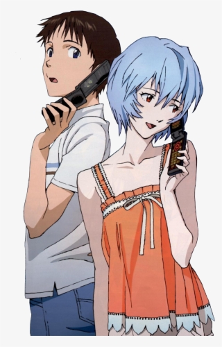 Evangelion Cell Phone - Shinji Ikari X Rei Ayanami