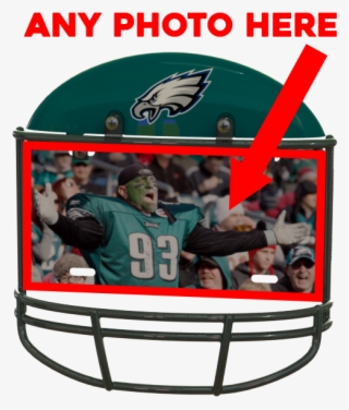 Philadelphia Eagles Helmet Png - Sports Team License Plate Frame
