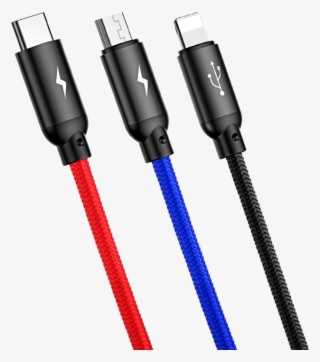Baseus 3 In 1 Micro Typec 8pin Lightning - Micro-usb