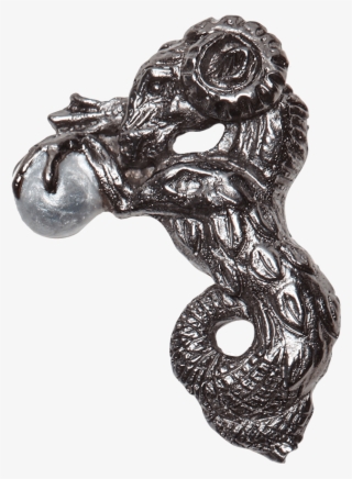 Capricorn Pin Ruthenium Finishing - Illustration