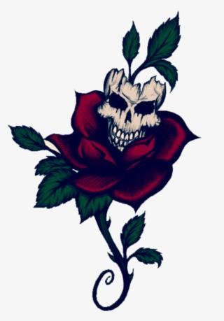 Tattoo Skull Roses Png