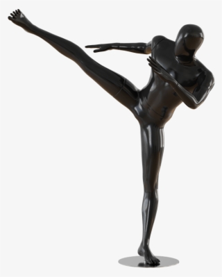 Abstract Male Mannequin Fighter Karate 01 - Savate 3d Model