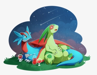 Salamence And Flygon