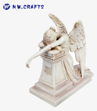 Antique White Religious Figurine Crafts Resin Weeping - Statue