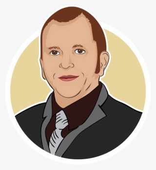 Benjamin Cornelius-bates Circle Portrait - Cartoon