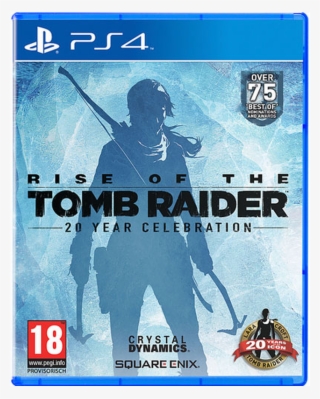 Rise Of The Tomb Raider Ps-4 Uk 20year Multi Celebration - Rise Of The Tomb Raider Ps4 Capa