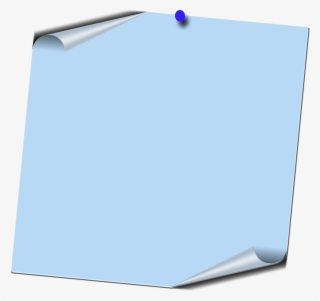 List Notes Post It Chit Notes - Post It Note Blue Png