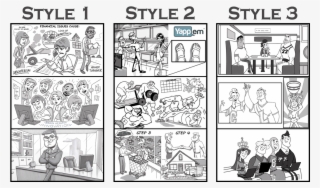 Whiteboard Animation, Whiteboard Videos, Selecting - Simple Animation Art Styles