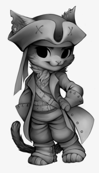 749 X 1280 4 - Pirate Cat Png