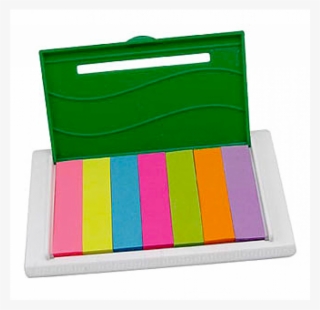 2 Tone Sticky Note Pack W/ Ruler - Wallet