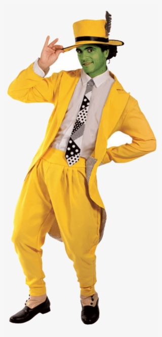 Adult Manic Superhero Costume - Mask Jim Carrey Costume