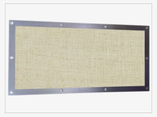Modern Industrial Burlap Pin Board - Window Blind