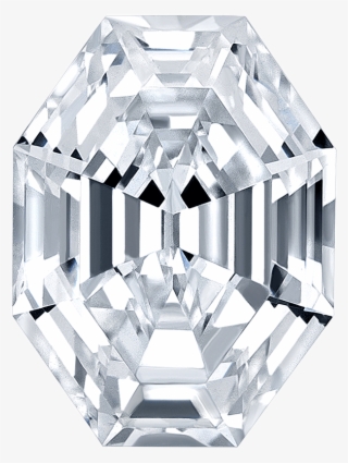 Long Octagon Cut Diamond - Diamond - 815x815 PNG Download - PNGkit