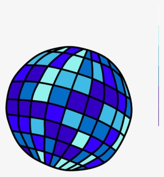 Disco Ball, Blue, Png - Circle