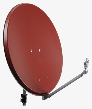 Sat Satellite Dish, 75 Cm, Red Dur-line - Tv Satellite Dish Png