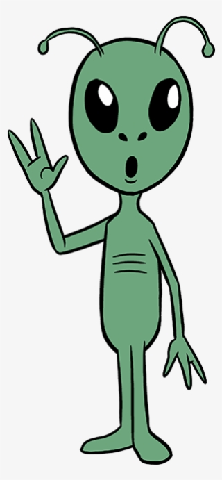 How To Draw Alien - Draw An Alien