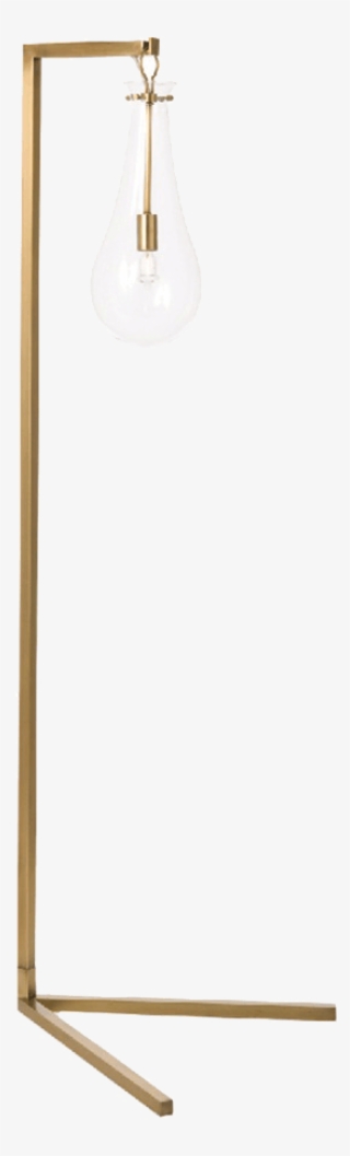 Gold Light Bulb Floor Lamp