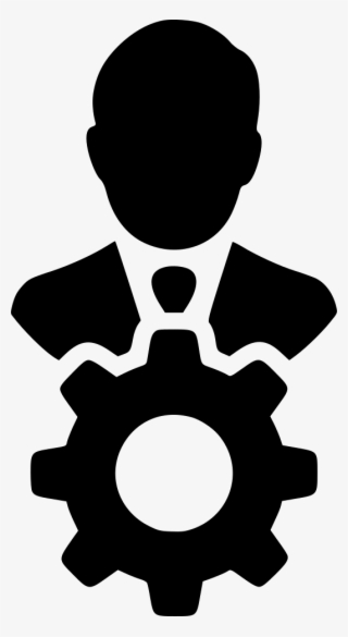 Png File Svg - Man Gear Icon