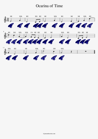 Ocarina Of Time Tab - Partition Ocarina Of Time