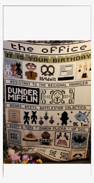 Dundermifflin - Foal14 Com Office Blanket